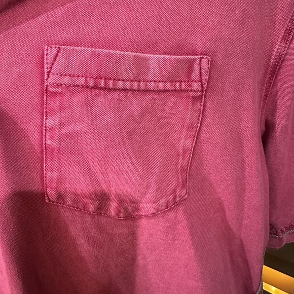 Men’s Johnston & Murphy Vintage Red Polo. Size Medium - Picture 5 of 12